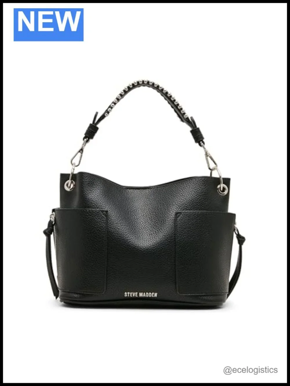 Faux Leather Hobo Shoulder Bag Crossbody Adjustable Strap